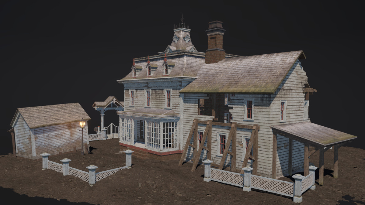 Old Abandoned House Victorian