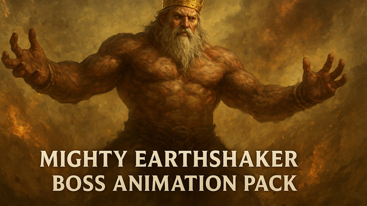 Mighty Earthshaker Boss Animation Pack