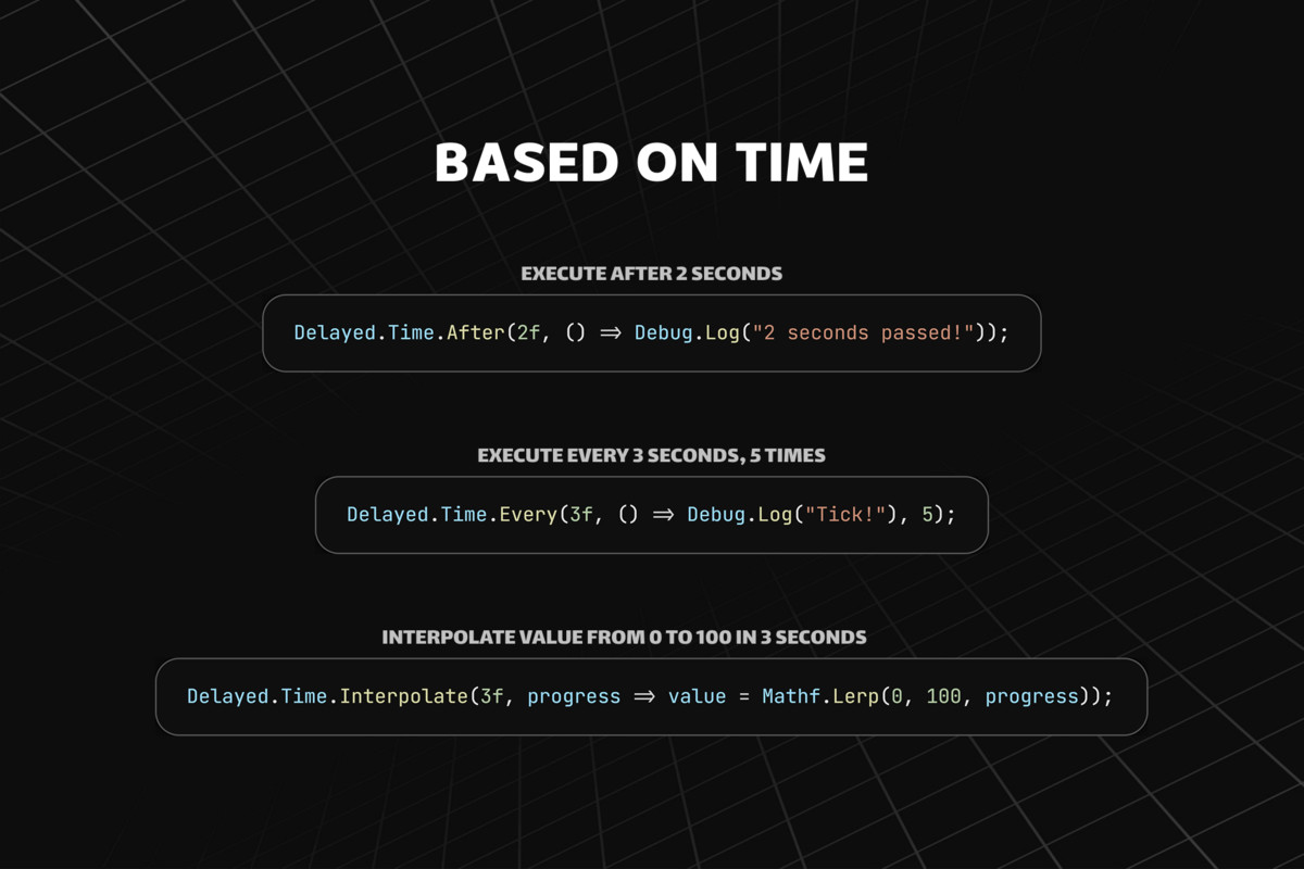 Delayed - Deferred & Conditional Action Framework