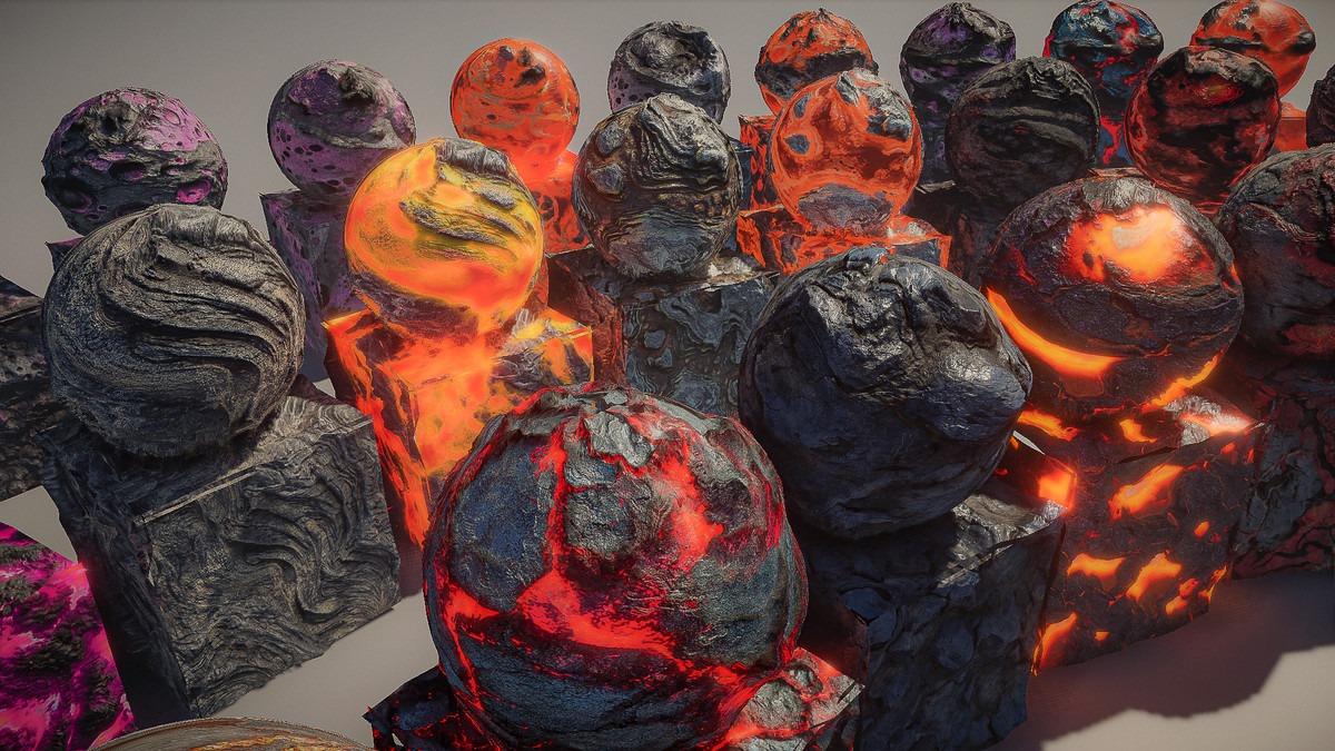 Alien Ground Materials - Magmatic