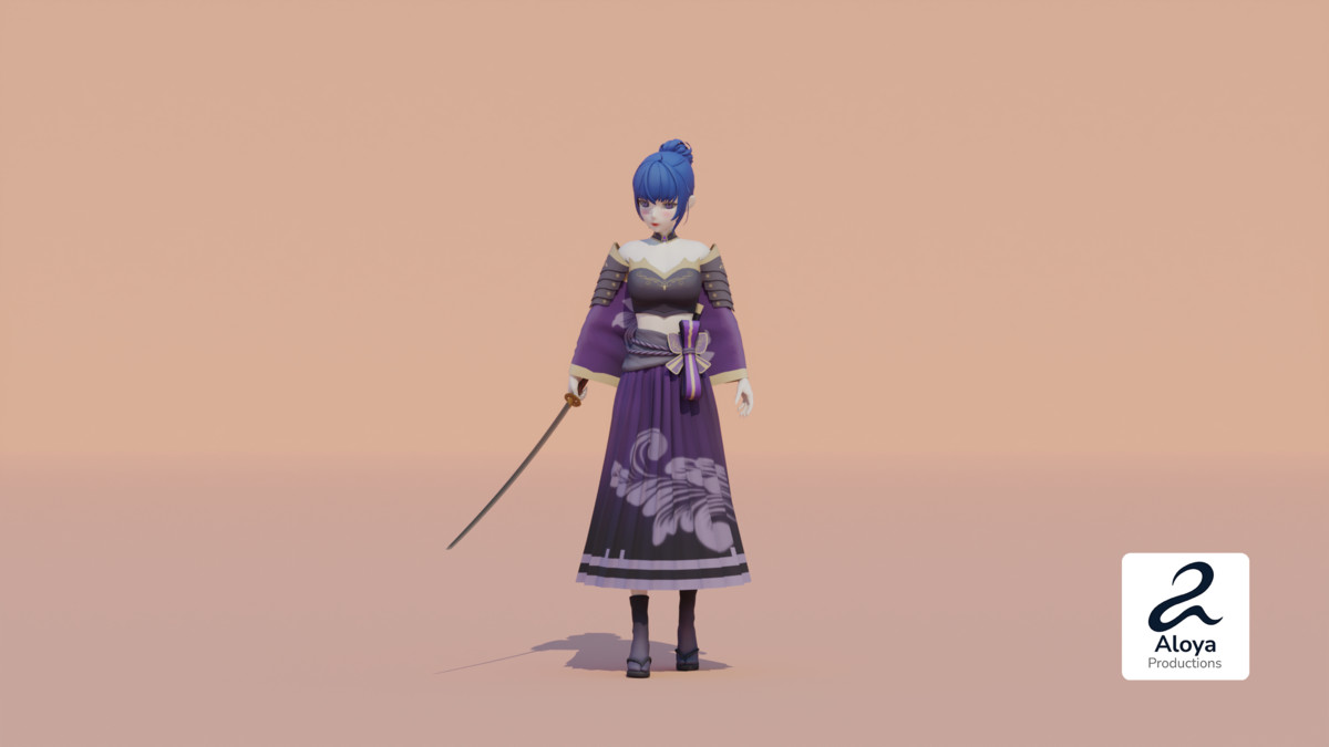 Female Samurai Character | Anime character