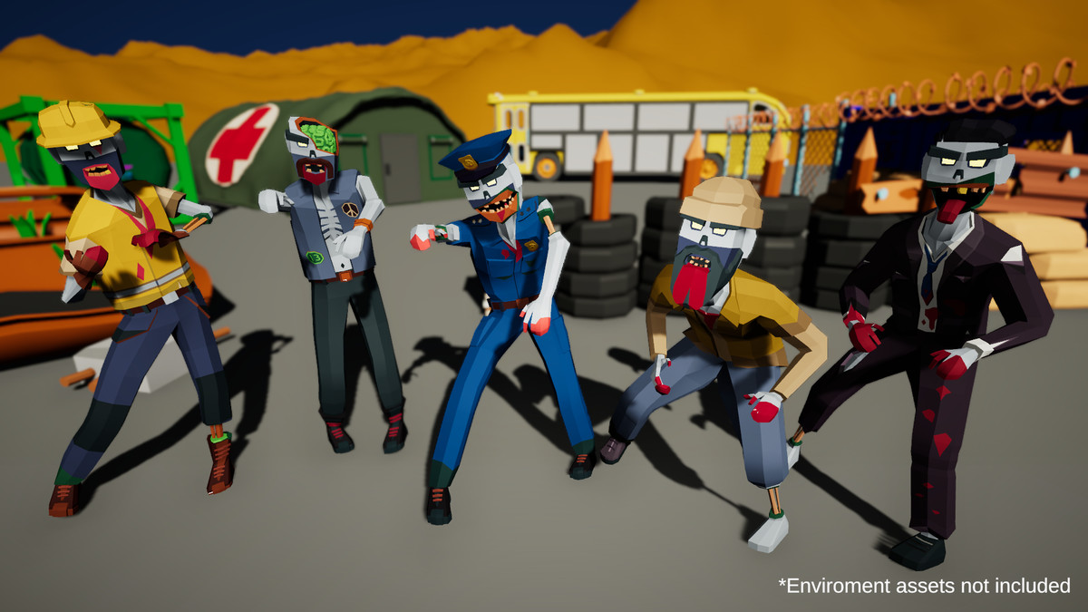 3D Characters Lowpolly Bundle 6