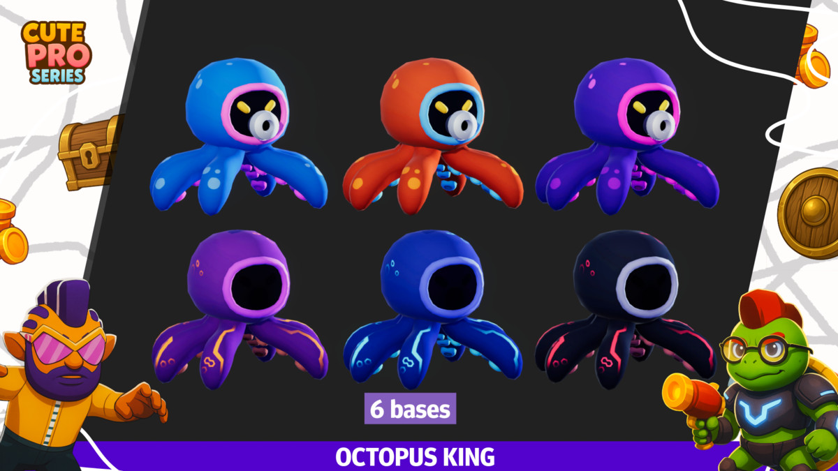 Monsters Ultimate Pack 10 Cute Pro Series