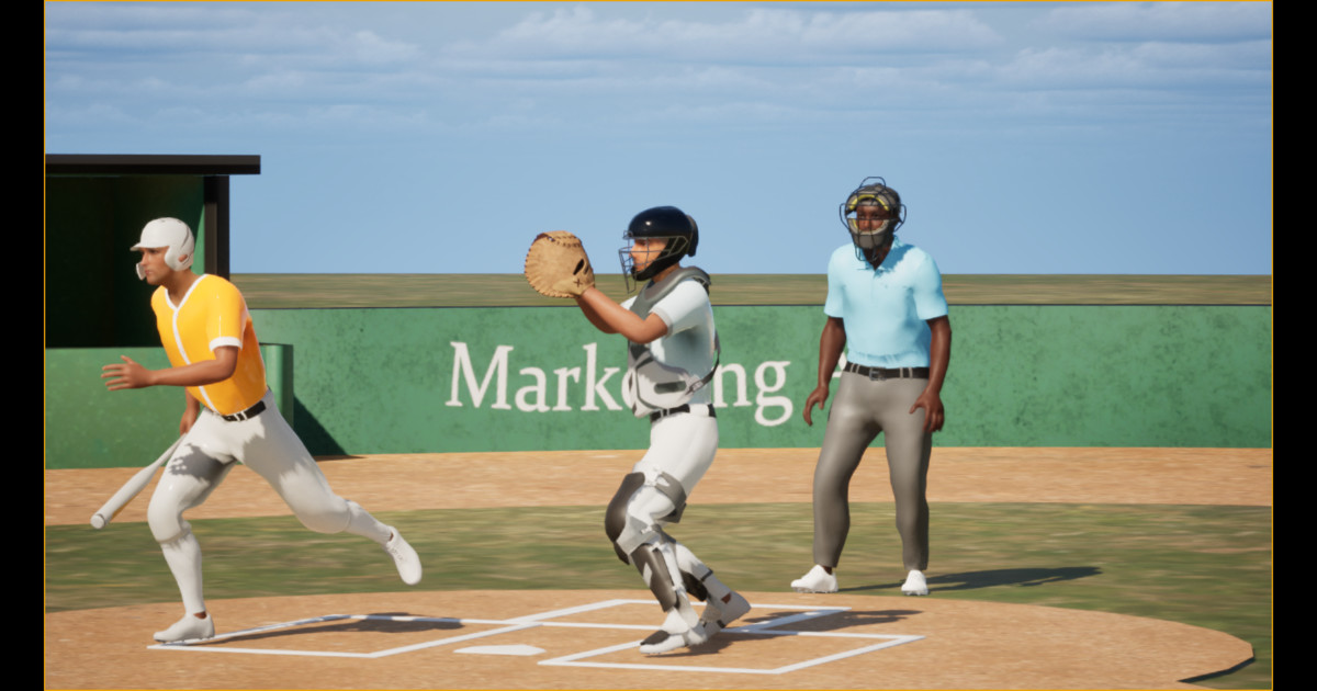 Baseball & Softball Animation Pack - Characters Included (1900+ Animations)