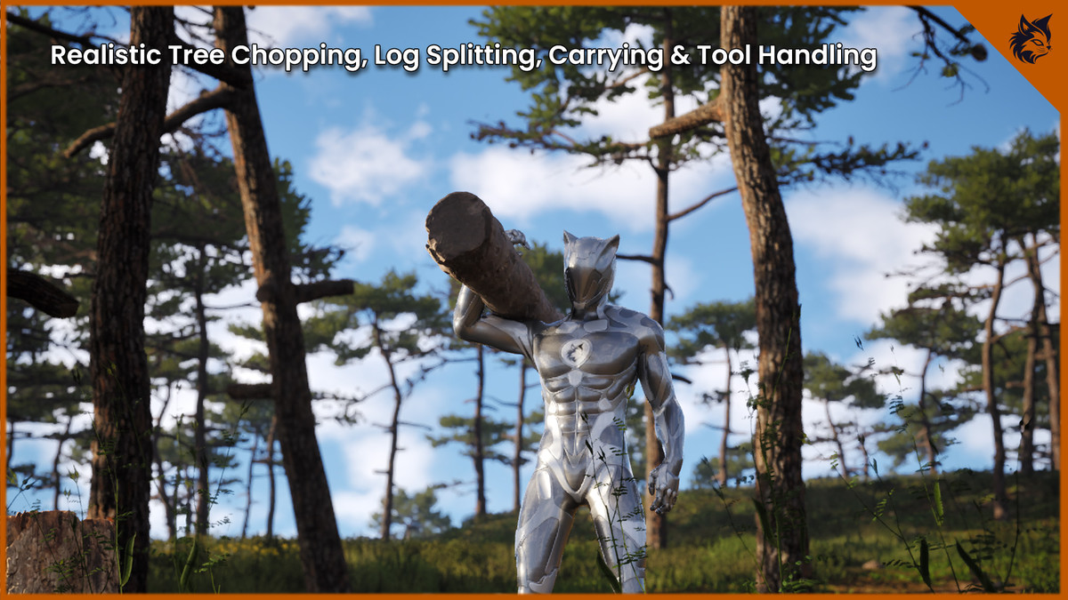 Woodcutting Animation Pack