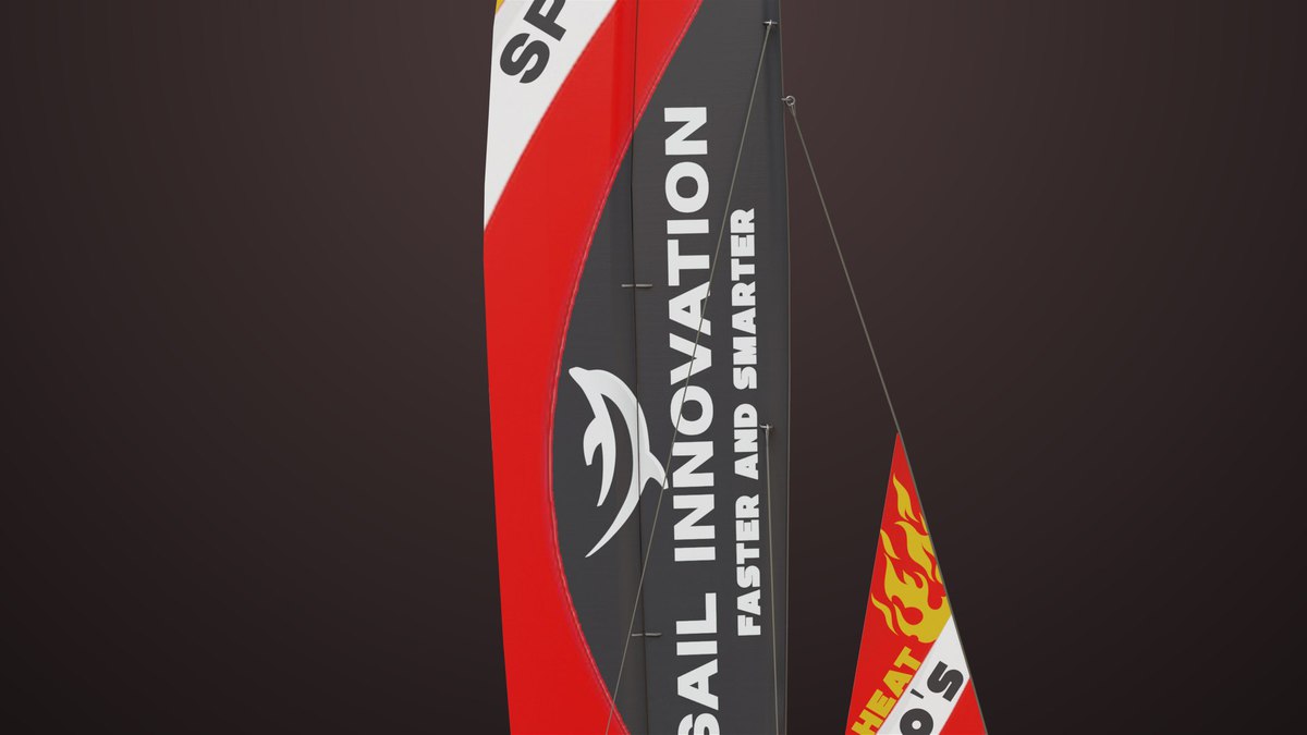 Yacht Hydrofoil Sailing Boats HDRP URP Textures