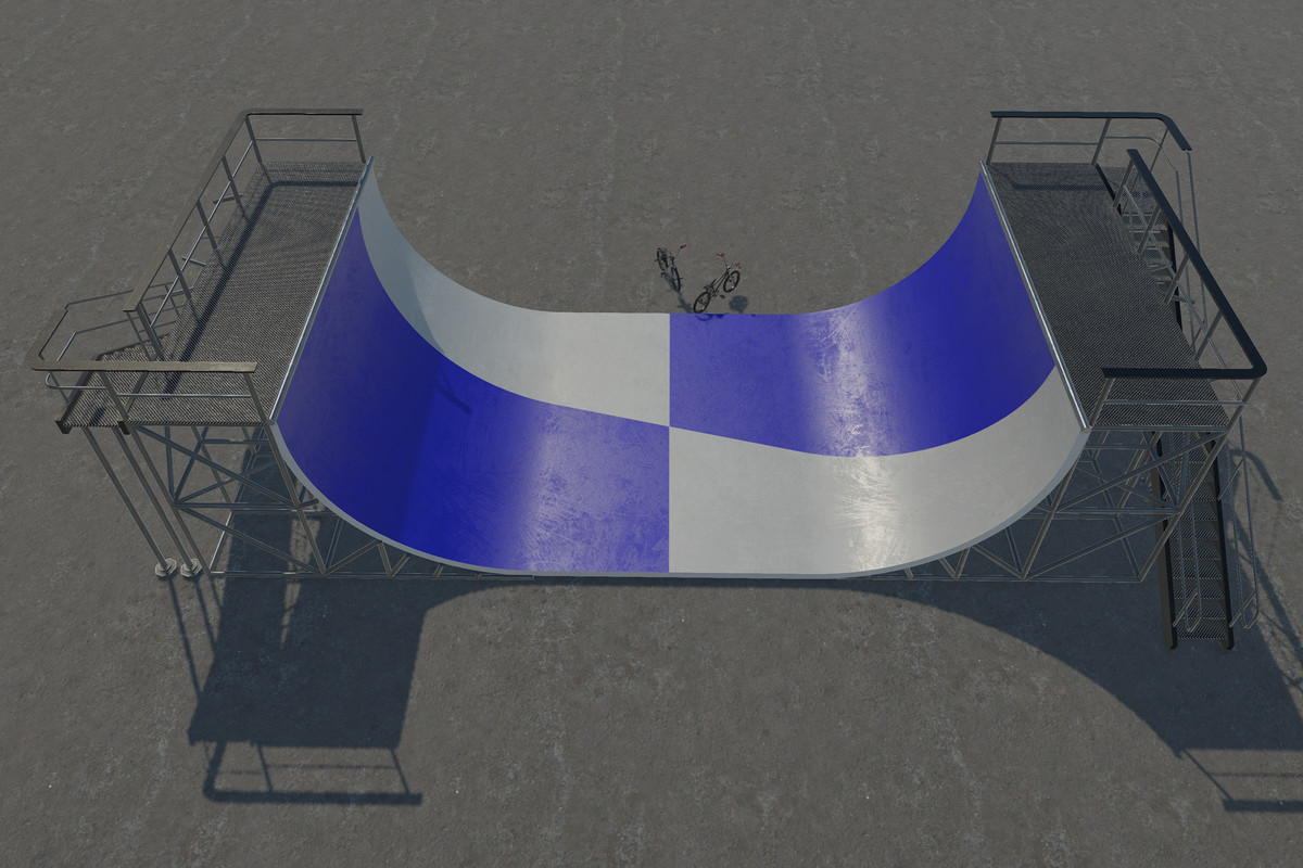 BMX Bike & Vert Ramp