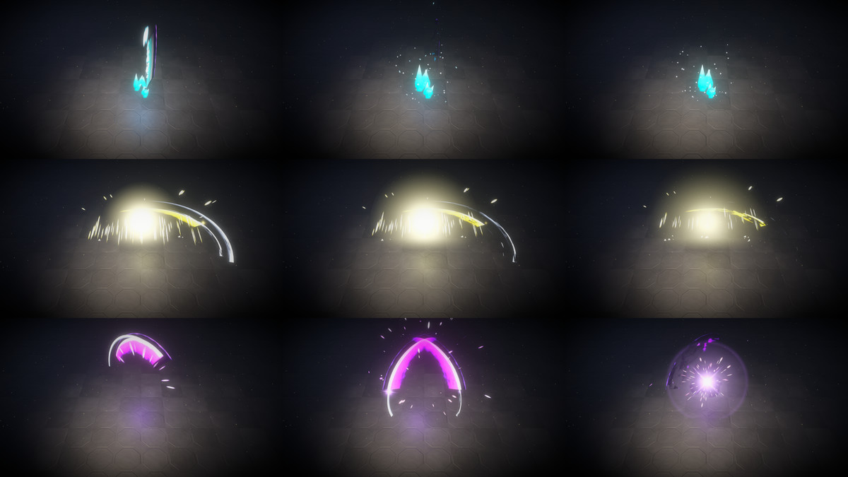 Stylized Combat VFX - 150 Effects
