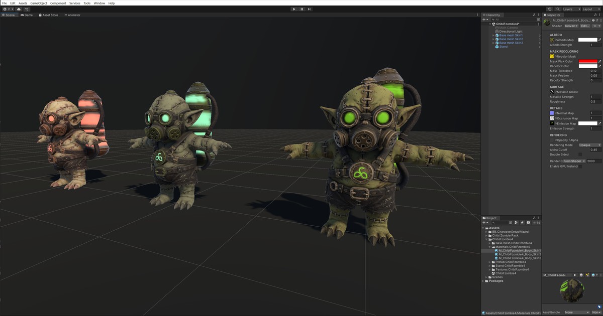 Chibi Necro Zombie Goblin