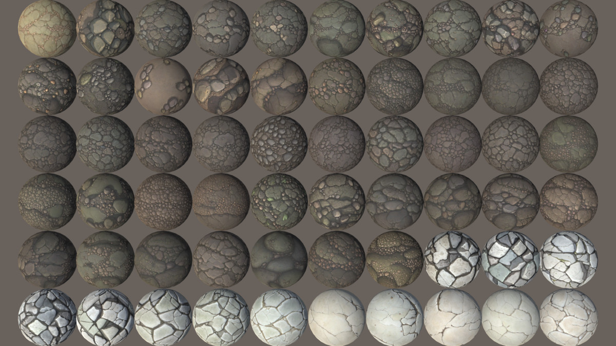 450+ Stylized Textures - Mega Pack Vol 7