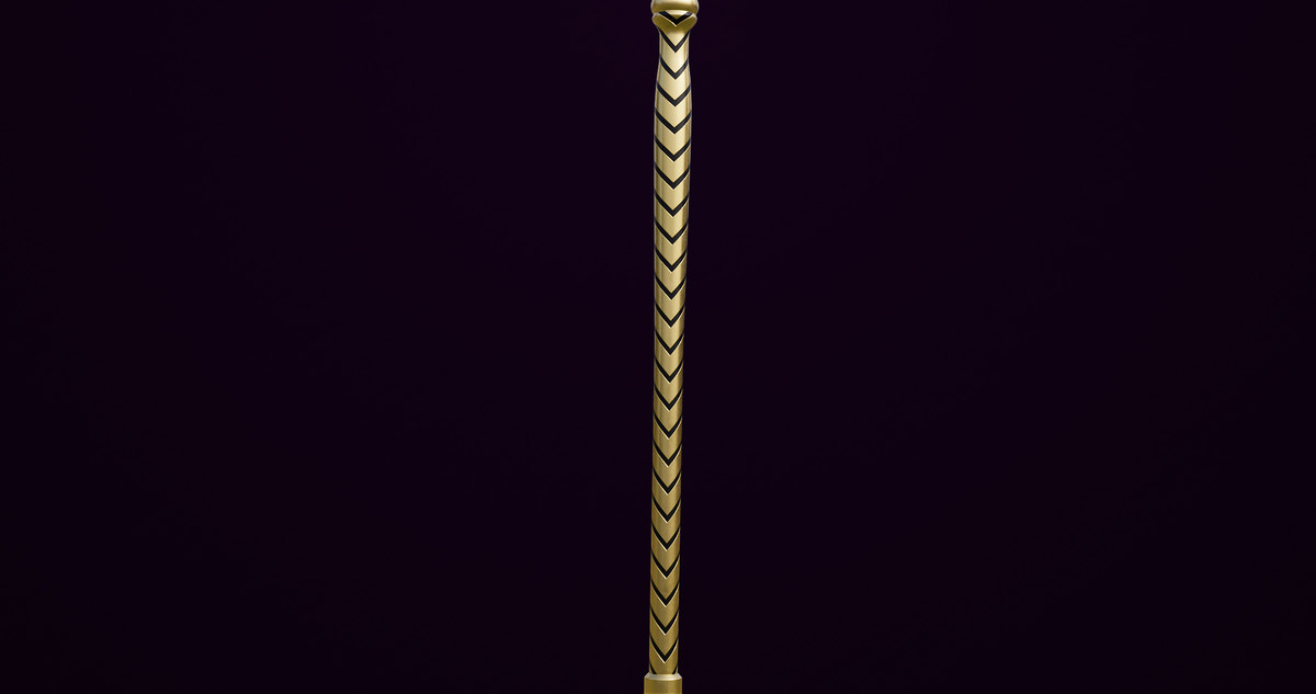 Fantasy Trident 01 URP HDRP Textures