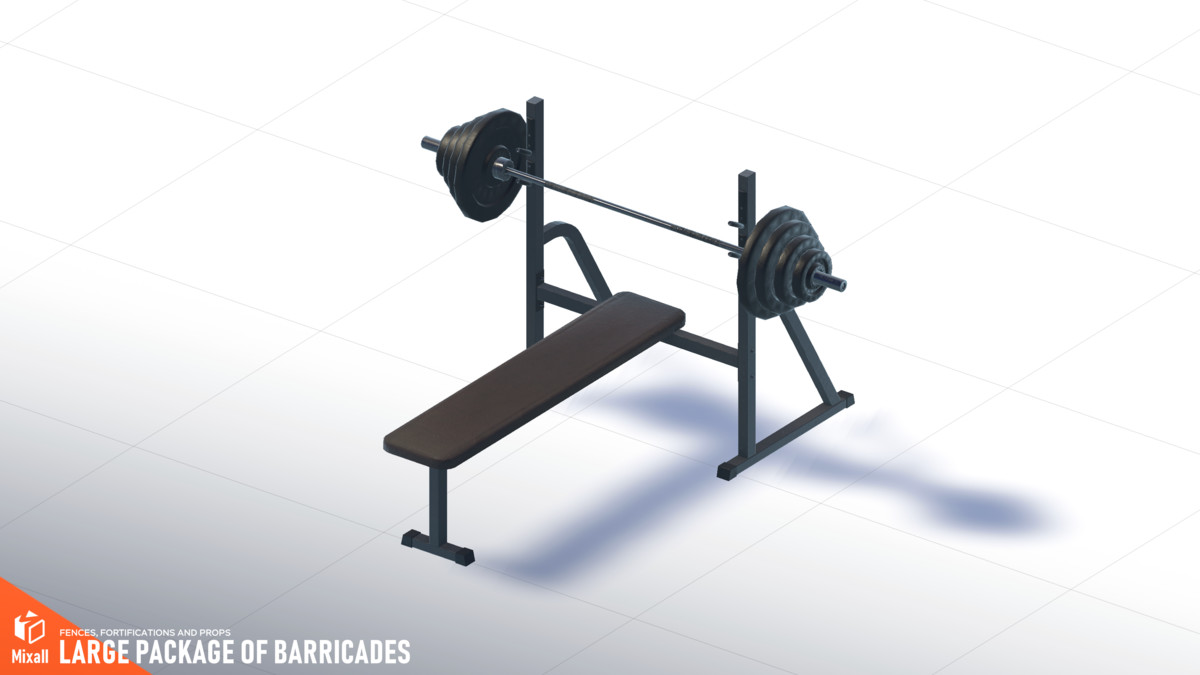 Large package of barricades - fences, fortifications and props