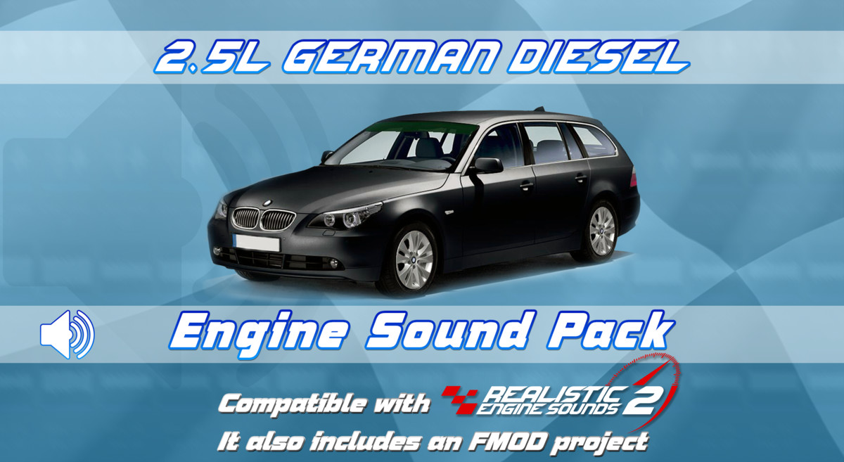 2.5L German Diesel Engine Sound