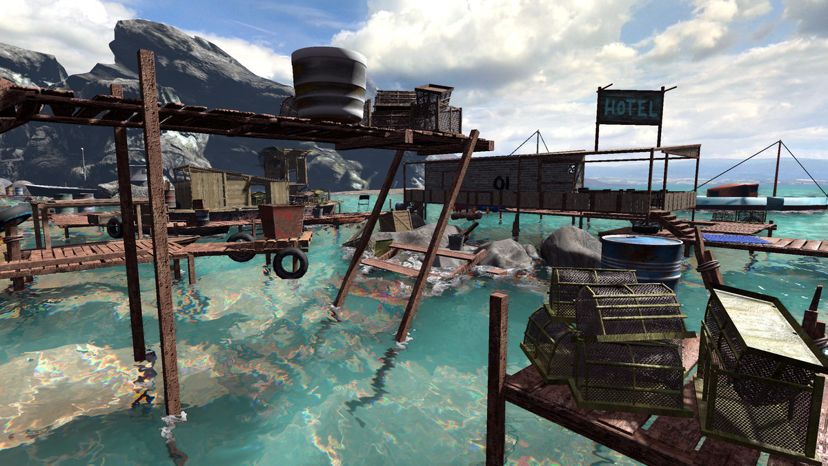 South Pacific Island - Map