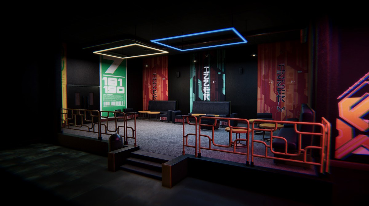 Arcade Lounge Modular 3d Environment Pack