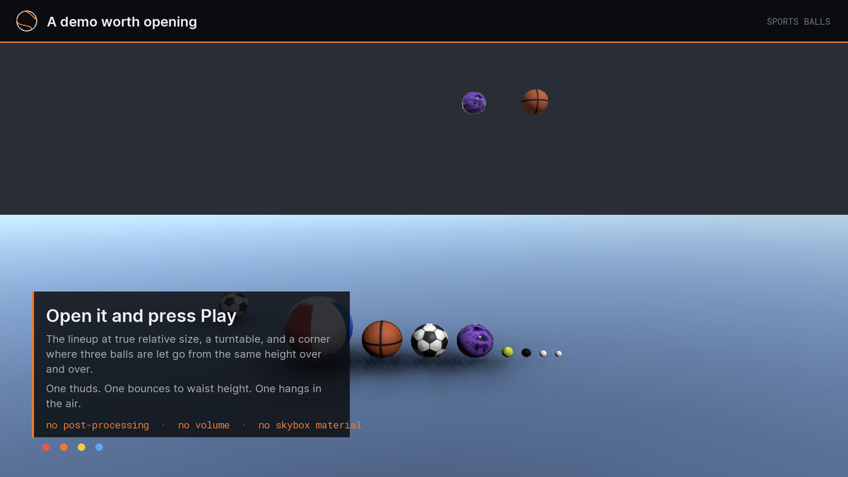 Sports Balls - Physics Ready