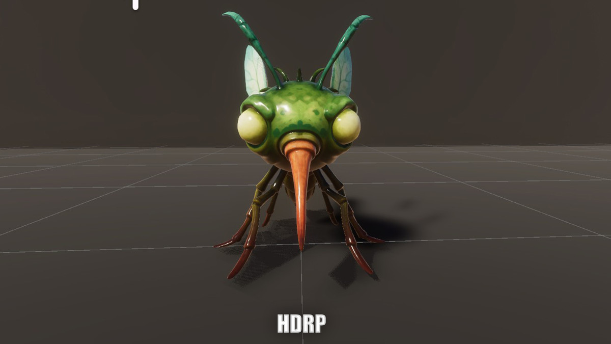 Mosquito - Game ready character.