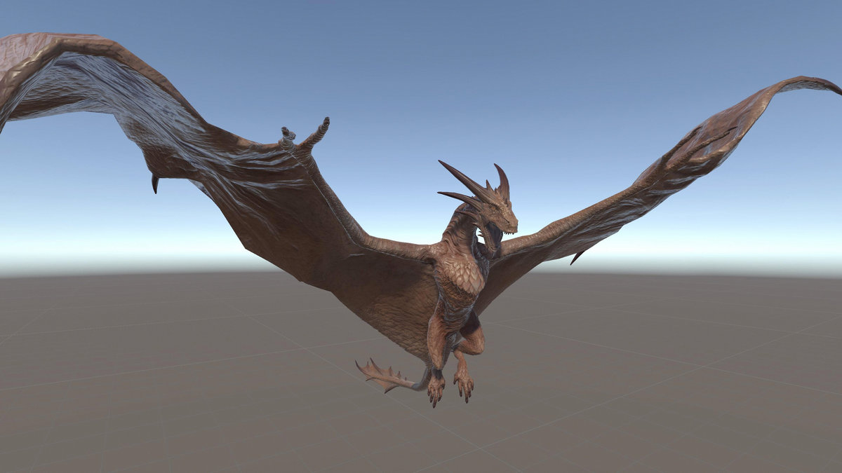 Fire breathing Wyvern