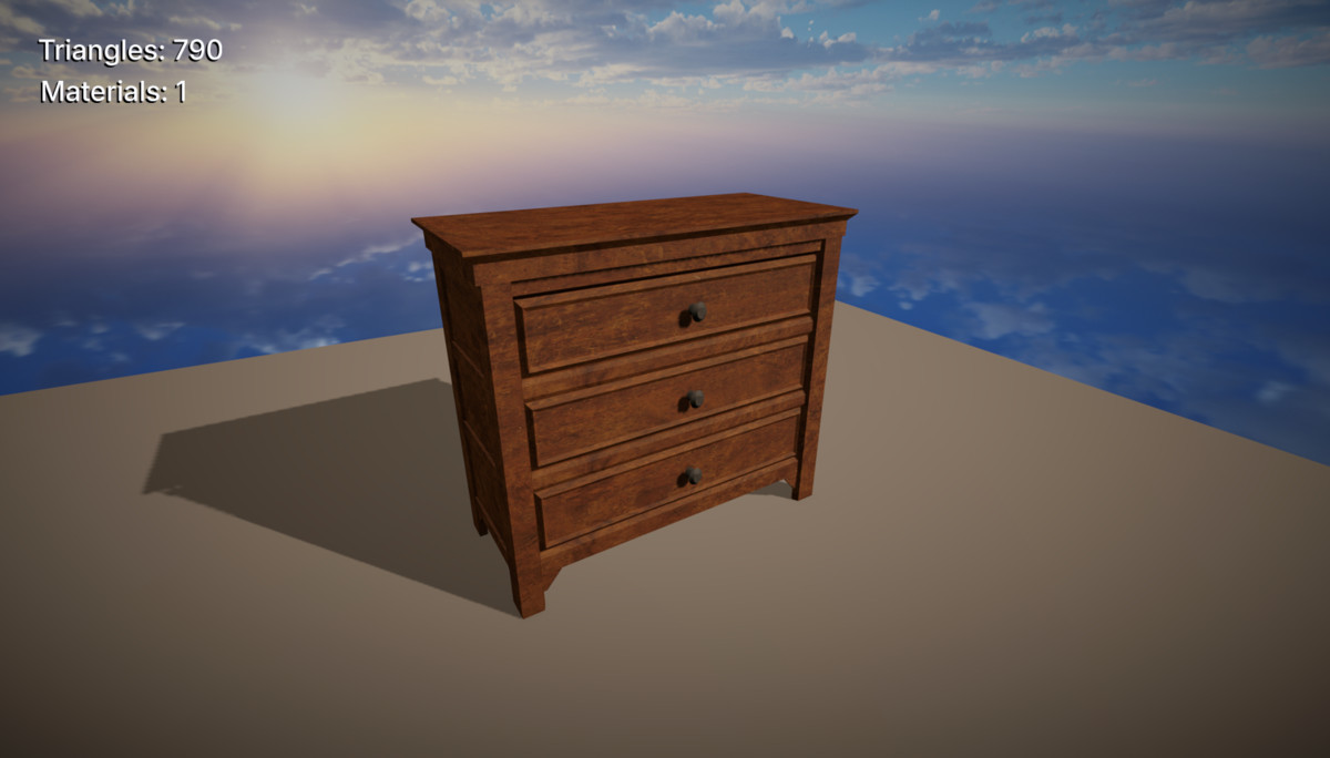 Low Poly Medieval Furniture Pack