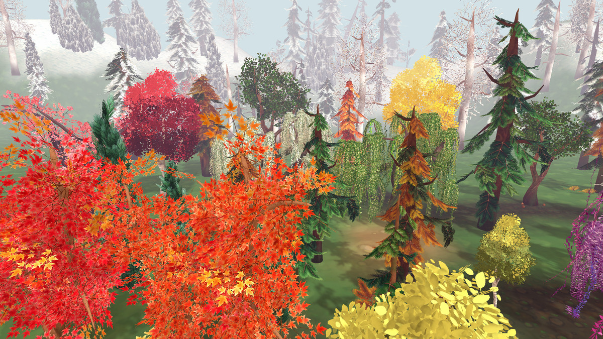 Forest Stylisation Stylized Forest Trees