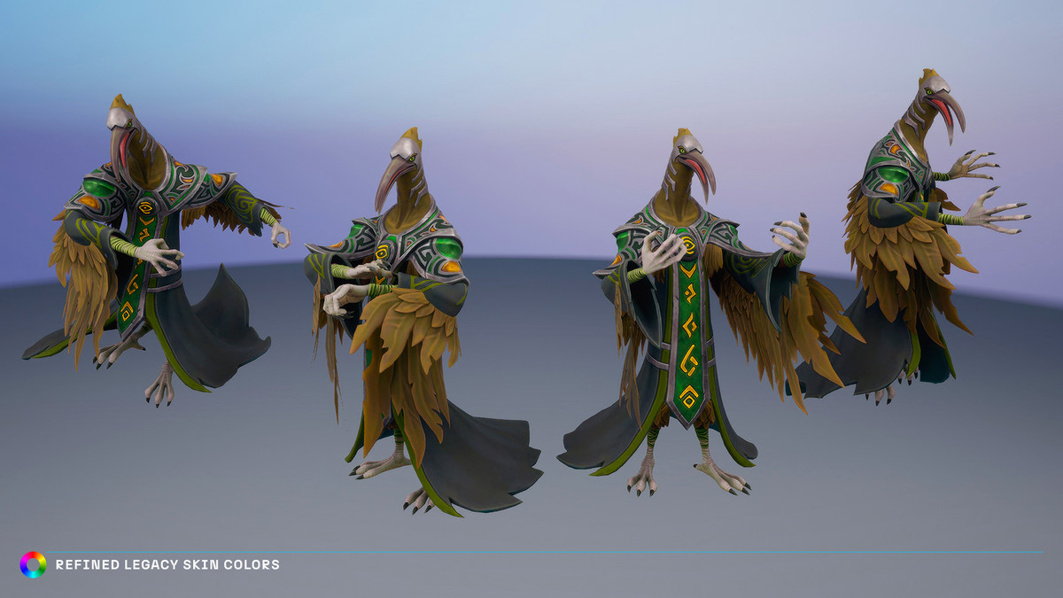 Stylized Egyptian Ibis Mage