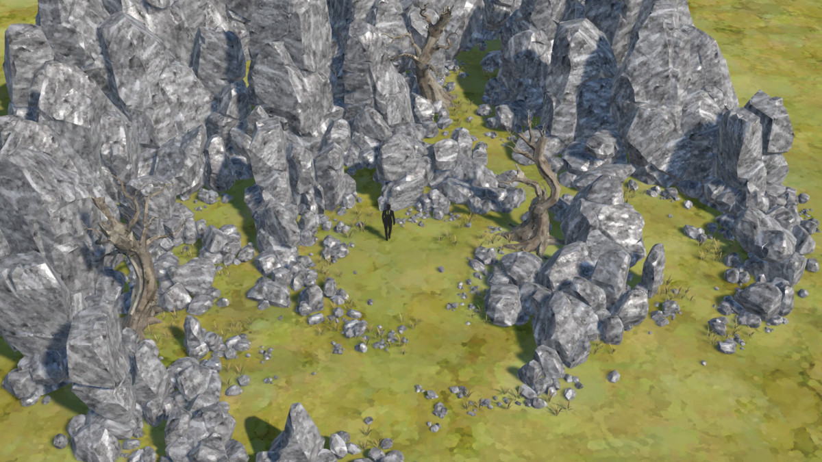 LowPoly Nature Stone