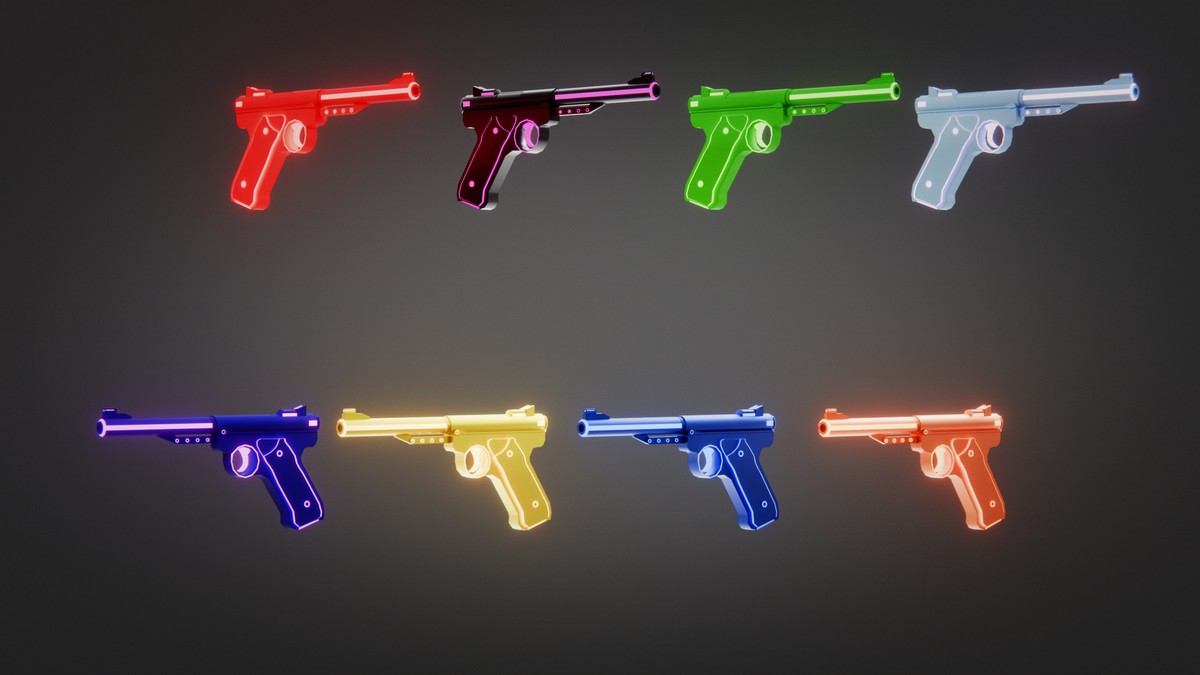 Ultimate Weapon Pack — 23 Guns + 943 Skins (Low Poly, Stylized, FPS/TPS Ready)