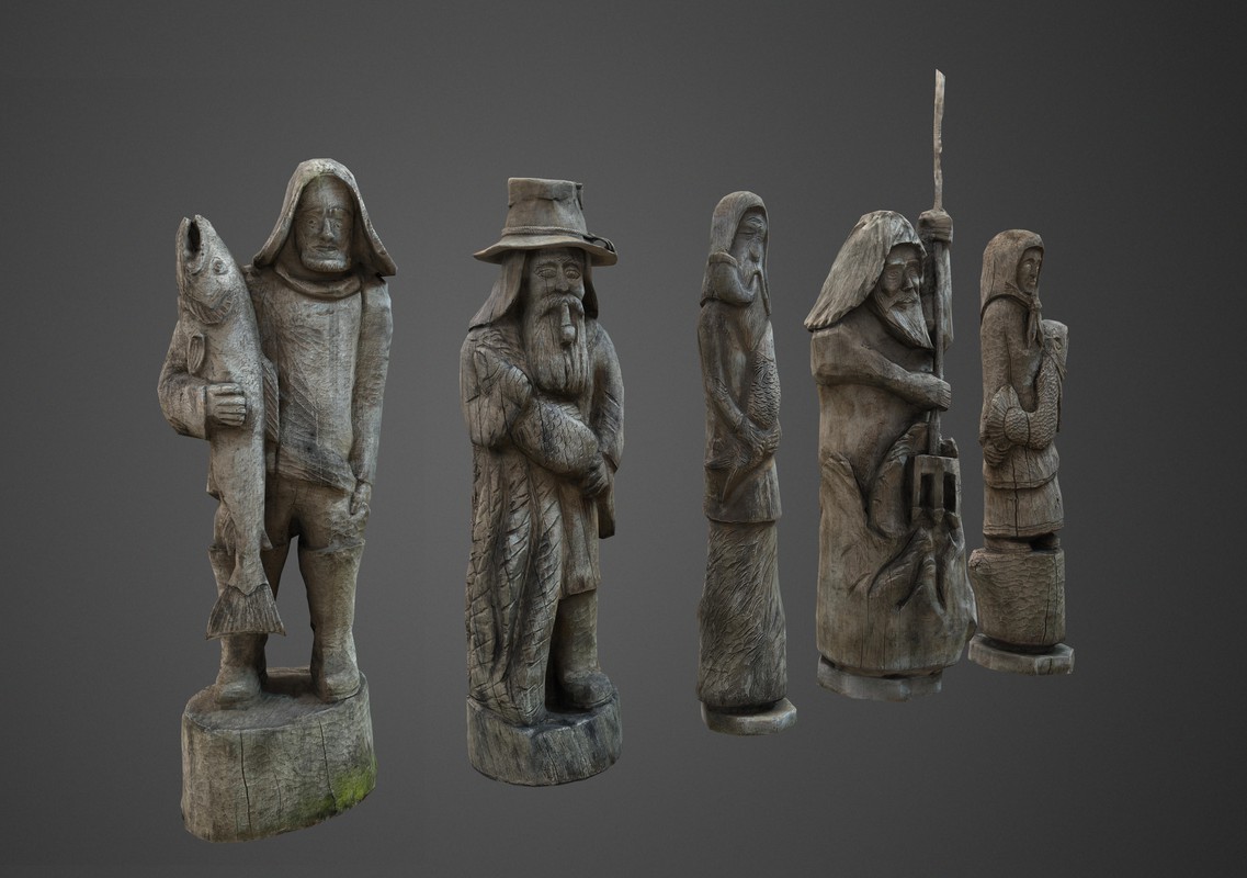 Wooden props volume one photogrammetry