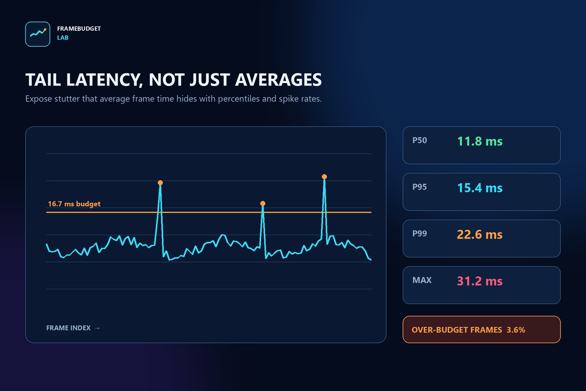 FrameBudget Lab - Performance Regression & CI Gate