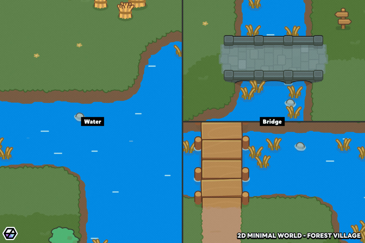 2D Minimal World - Forest Village