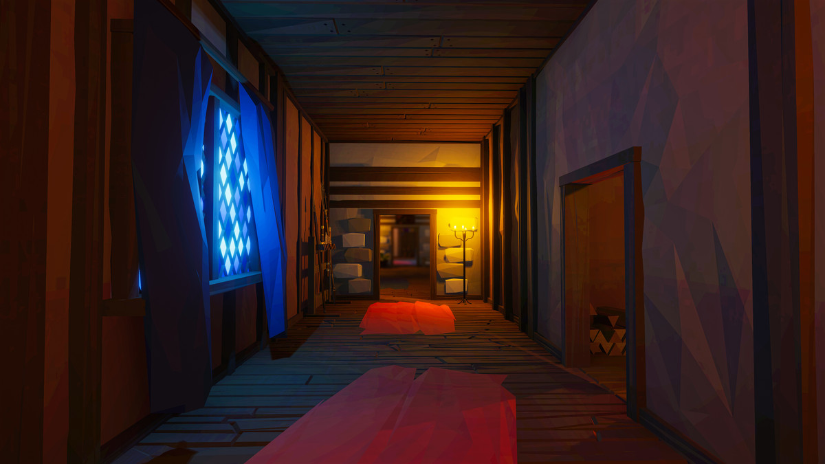 Low Poly Medieval Interior and Constructions