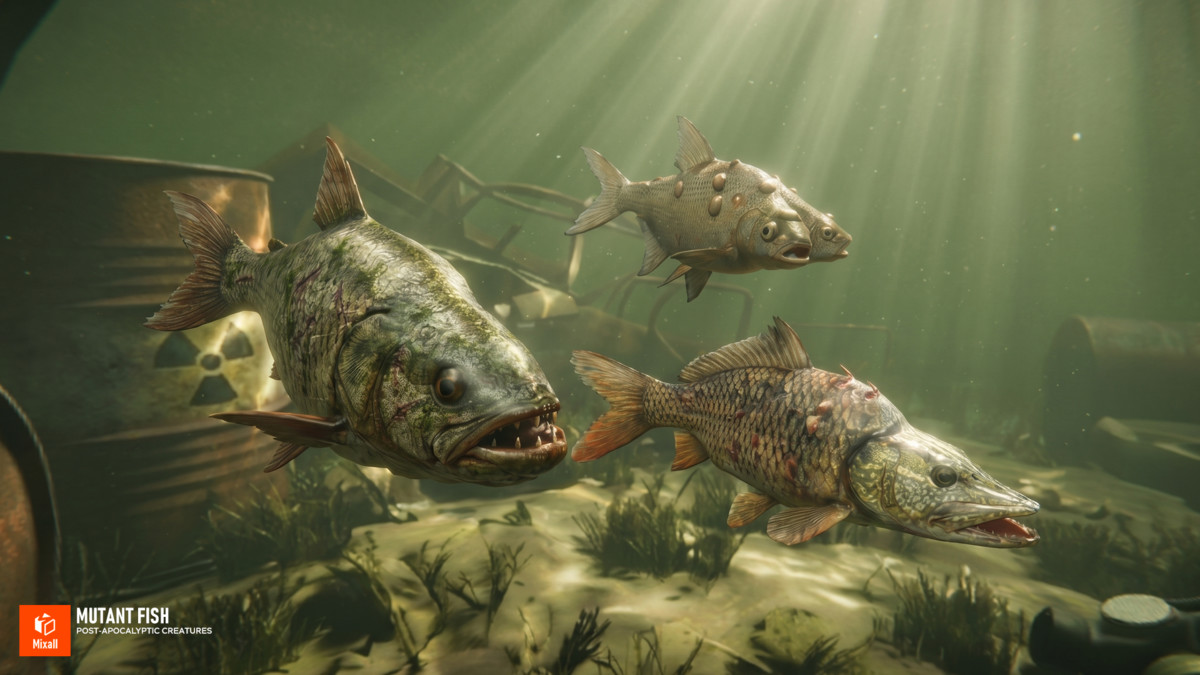Mutant Fish - Post‑Apocalyptic Creatures