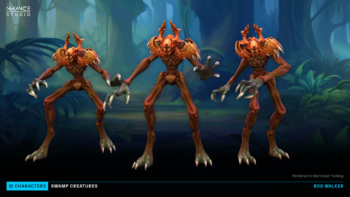 Stylized Swamp Creatures