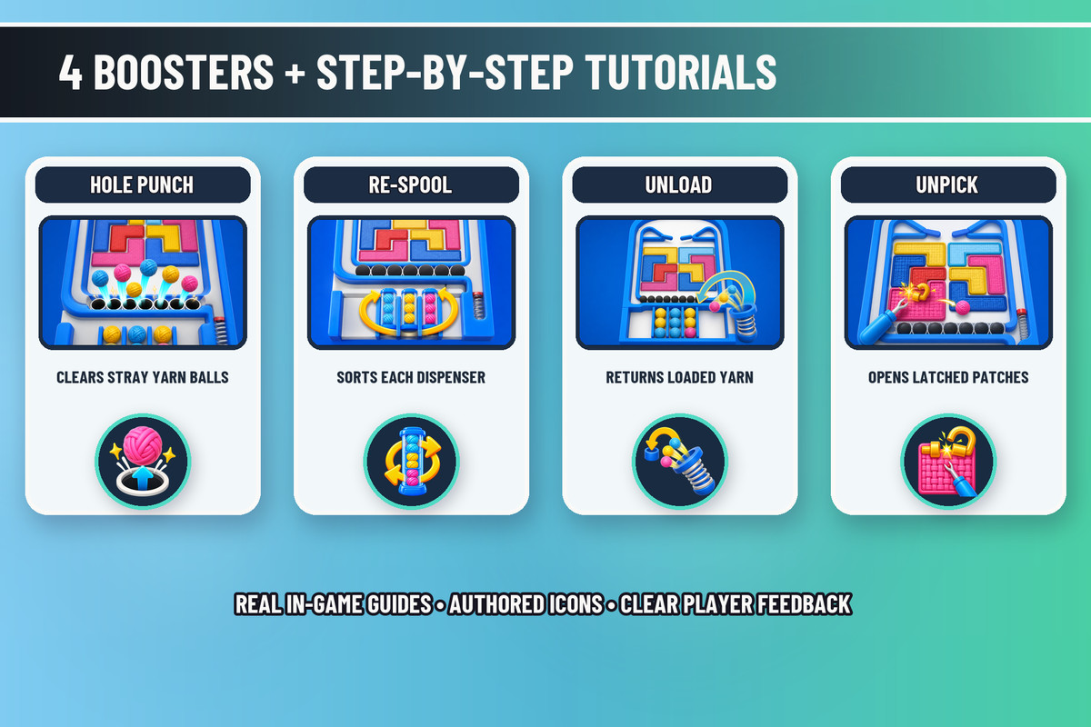 Yarn Bounce | Puzzle Game Template + Level Editors + Ads