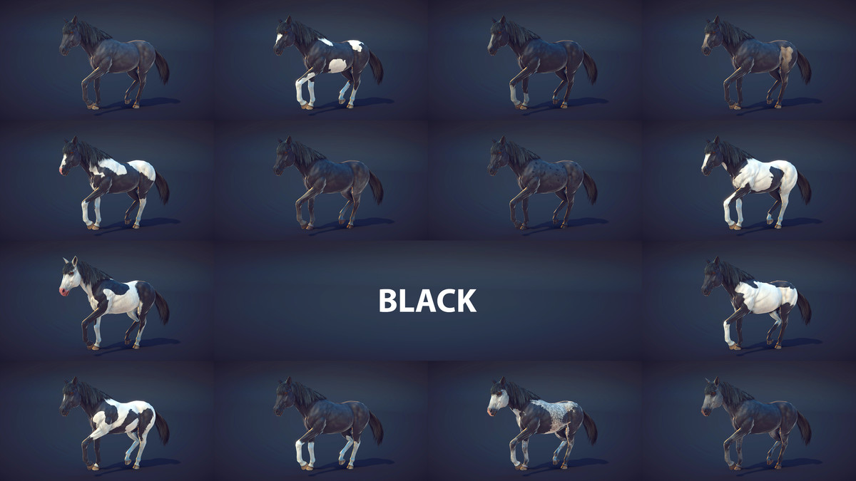 Horse Animset Pro 4 (140 Skin Add-on)