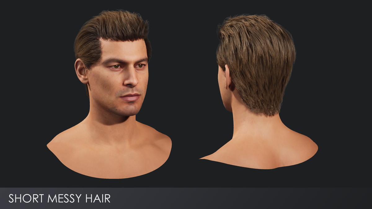 ULTIMATE HAIRSTYLE PACK 2026 | 20 PIECES | REALISTIC | Rigged hair, low-poly