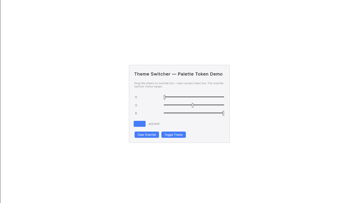 UI Toolkit: Theme Switcher