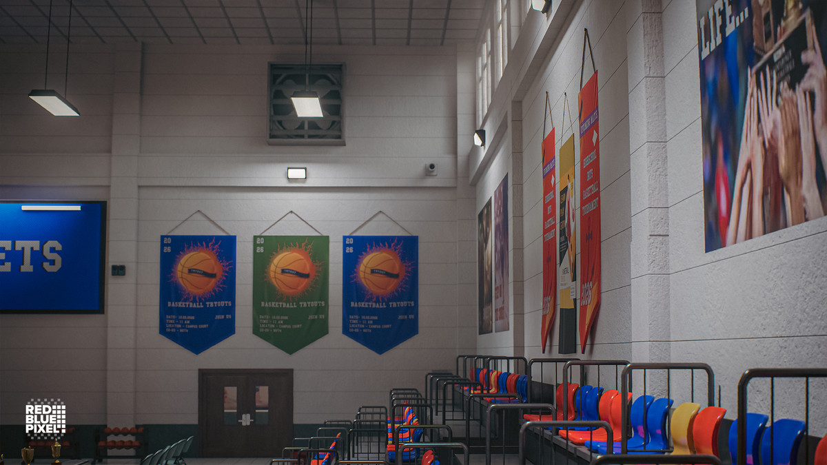 Indoor Basketball Arena