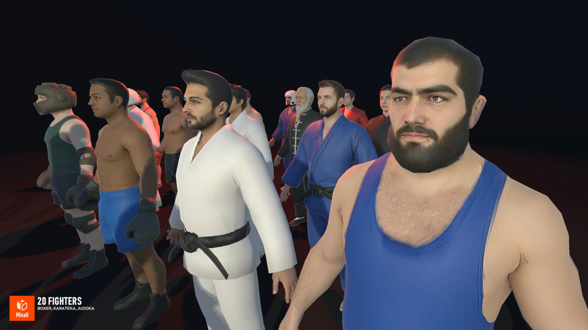 Martial Arts Fighters & Arenas – Full Pack