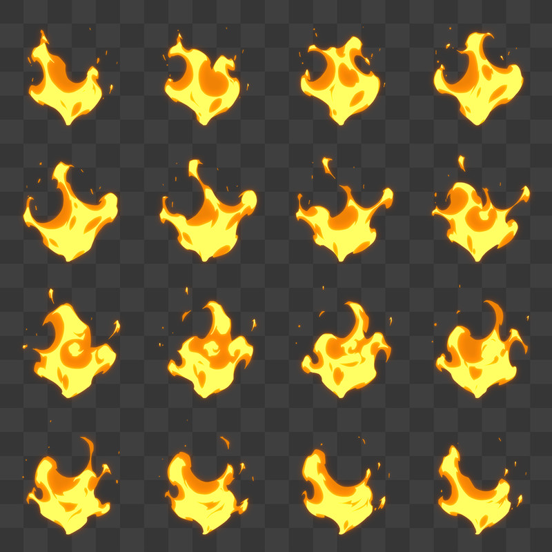2D Fire Fx Animation Pack