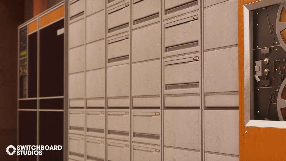Mid-Century Brutalist Data Centre