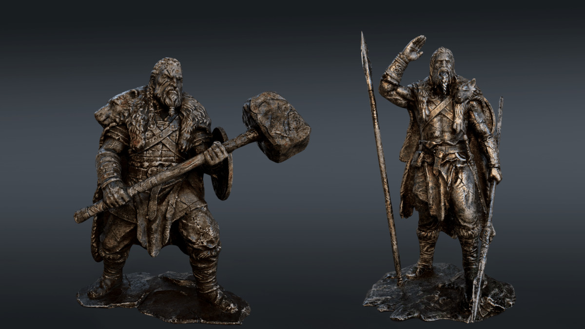 Warrior Statues - Collection (URP)