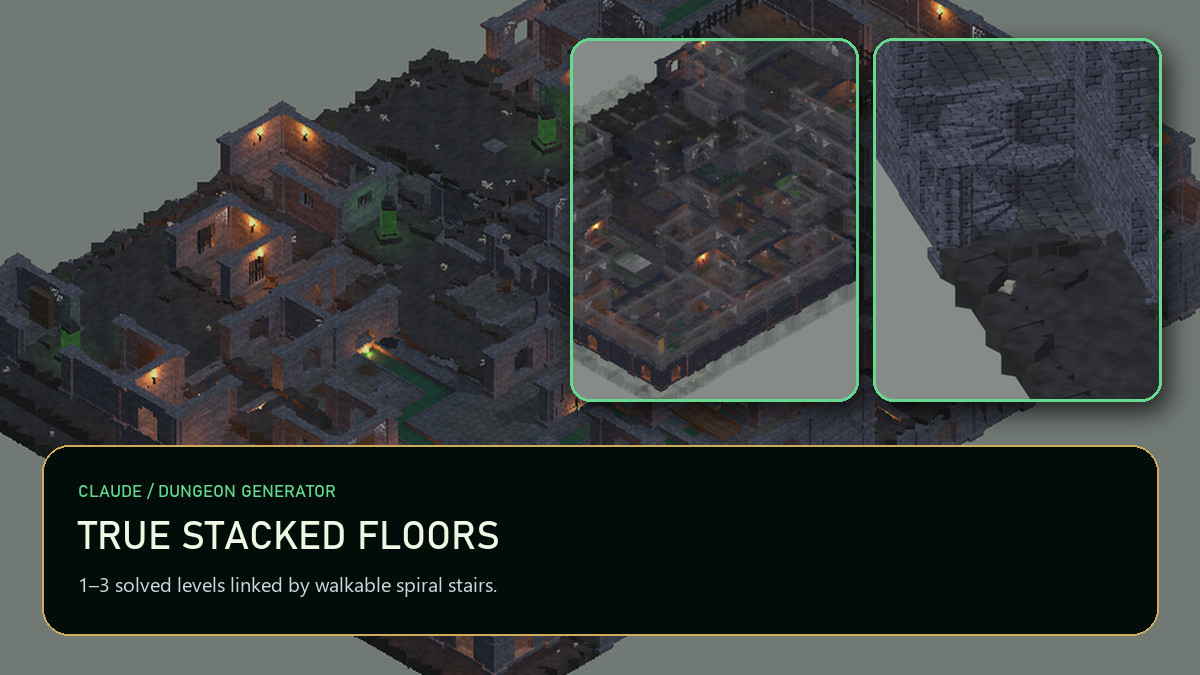 Dungeon Generator - WFC Level Builder, Live Painting & NavMesh