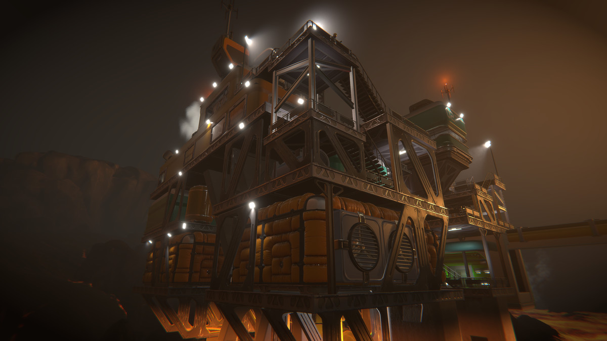 Modular Sci Fi Base Kit-Volcano