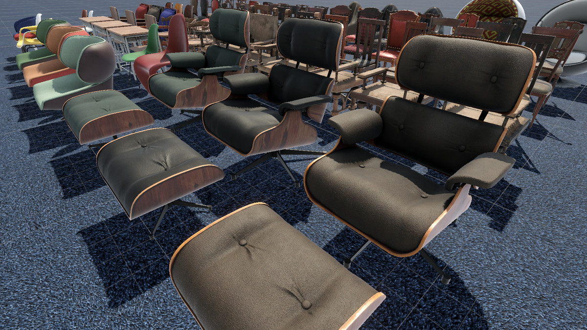 Chairs Collection : Furniture Pack