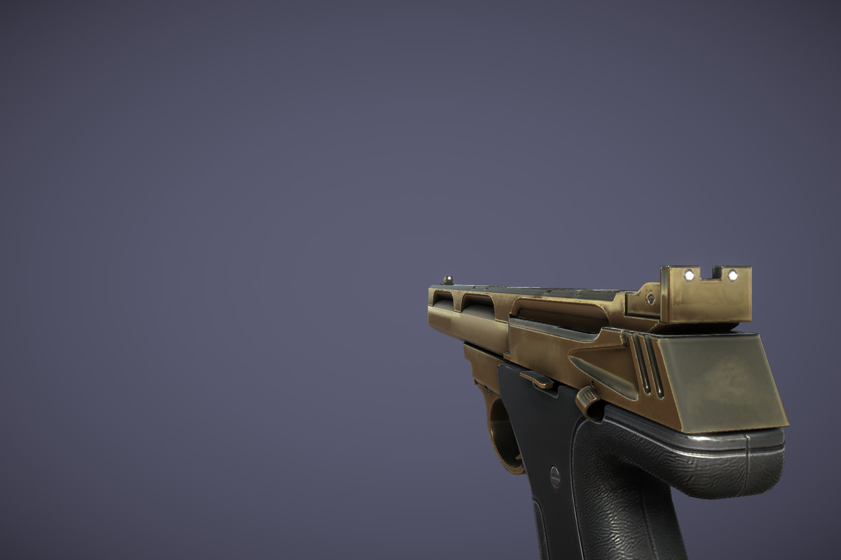 Low Caliber Pistol Gold (Apocalypse Weapons)