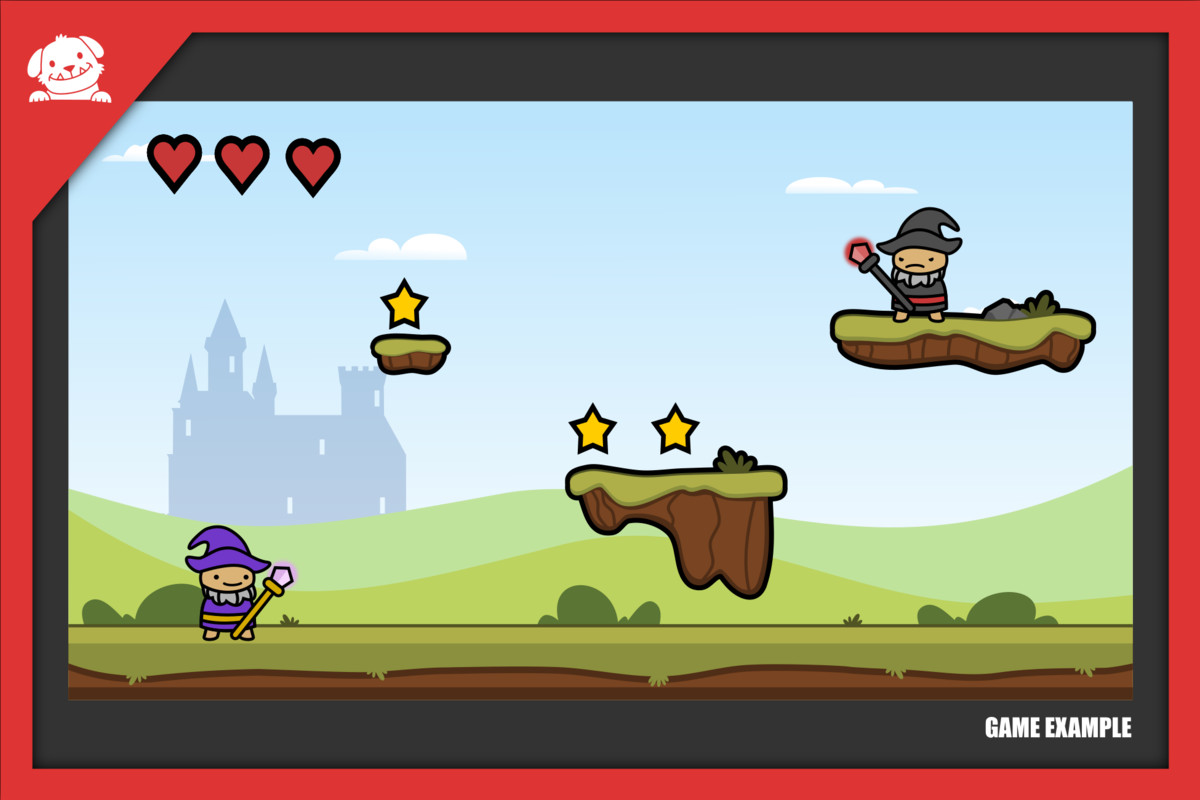 Simple Cute 2D Backgrounds Pack (5 Environments + PNG + SVG)