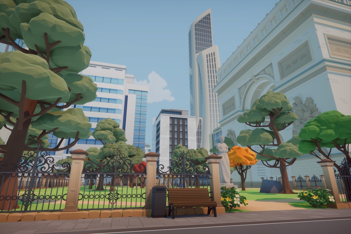 Low Poly Euro City