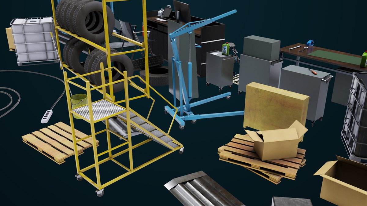 Workshop Tools Pack 01 UPR HDRP Textures