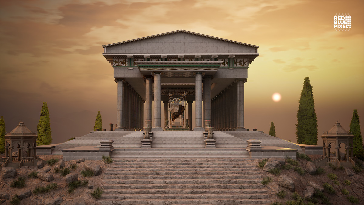 Ancient Greek Parthenon Temple